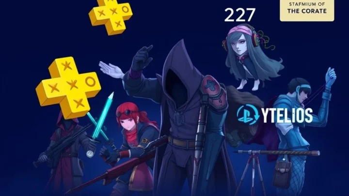 Игры из августовского каталога PlayStation Plus на экране монитора